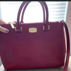 Red Michael Kors Purse